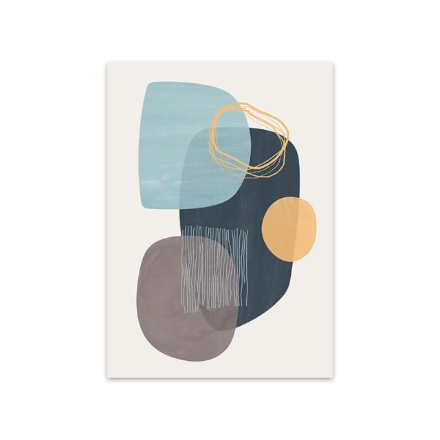 Blue Abstract Wall Art