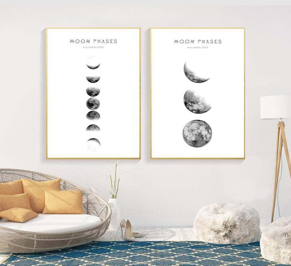 Moon Canvas Painting
