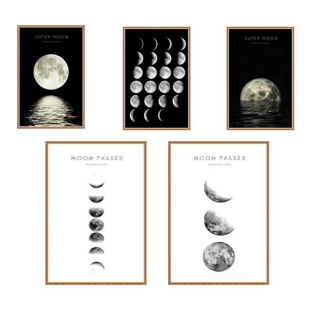 Moon Canvas Painting