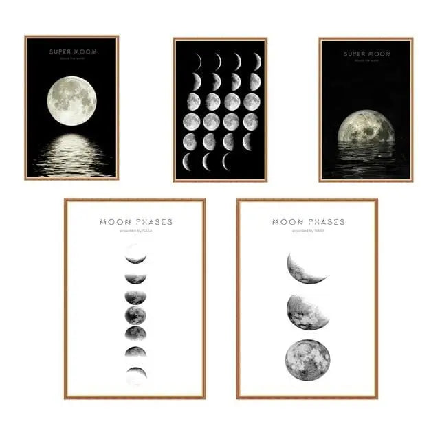 Moon Canvas Painting