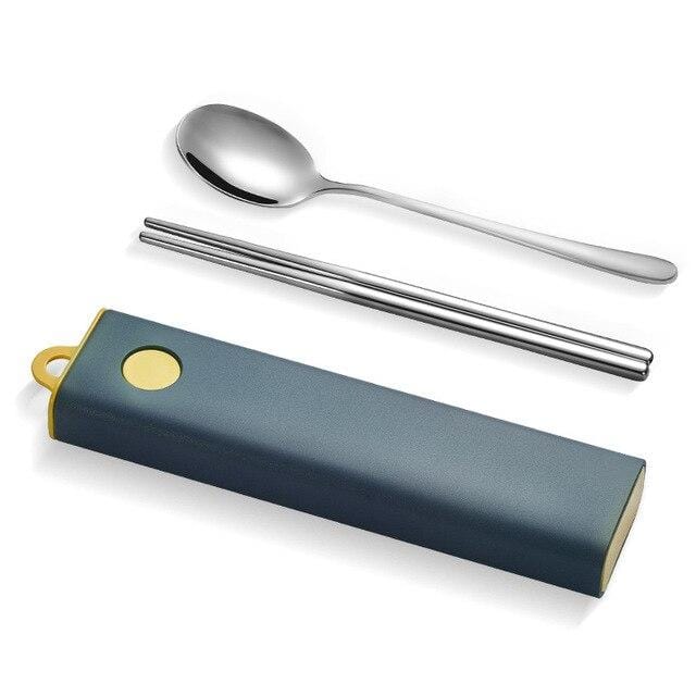 Stainless Steel Spoon Chopsticks Set - Decorstly
