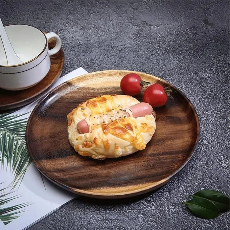 wooden plates for tableware