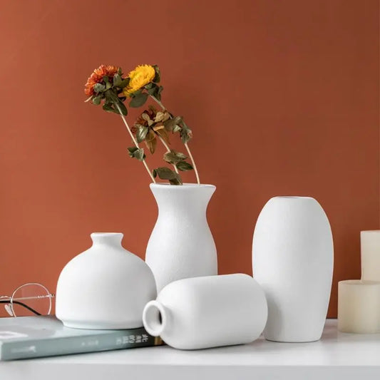Retro Frosted Ceramic Vase 12