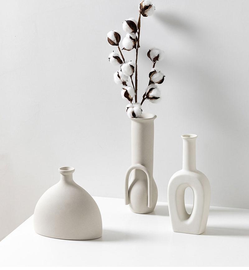 tall ceramic vase