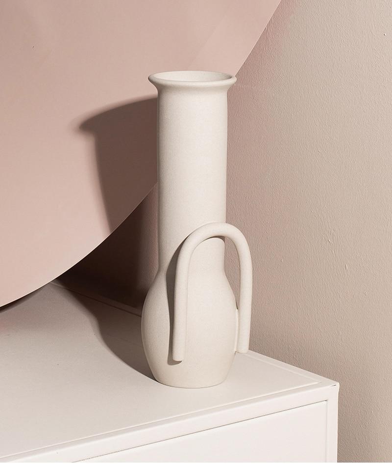 tall ceramic vase
