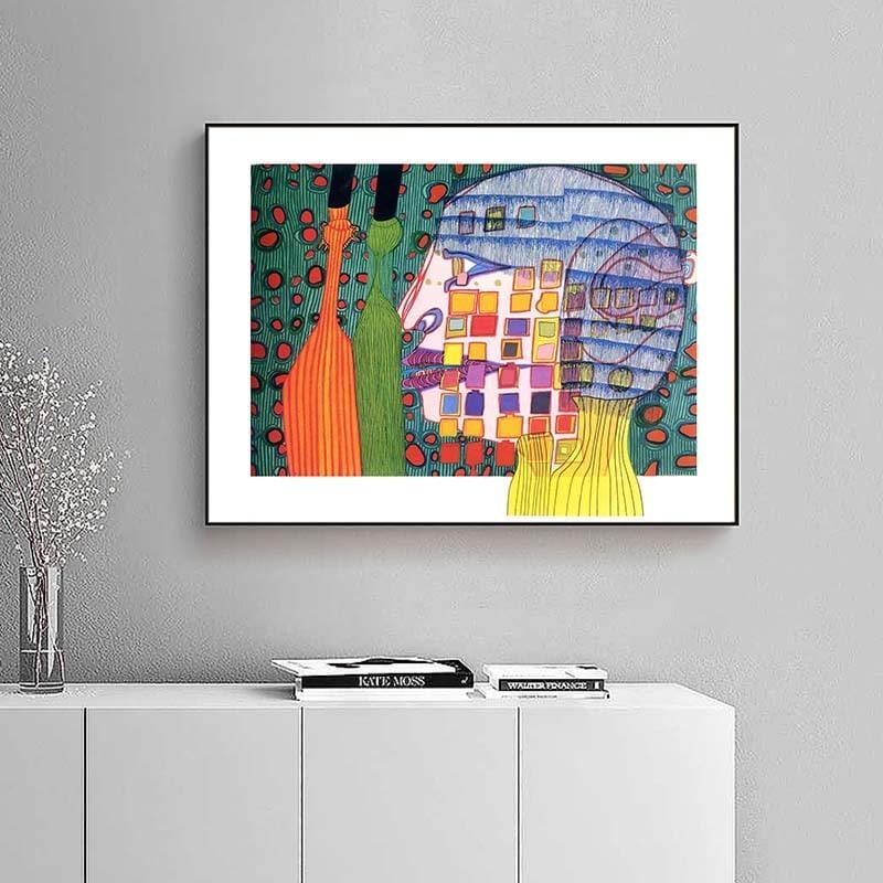 Colorful Abstract Canvas Wall Art