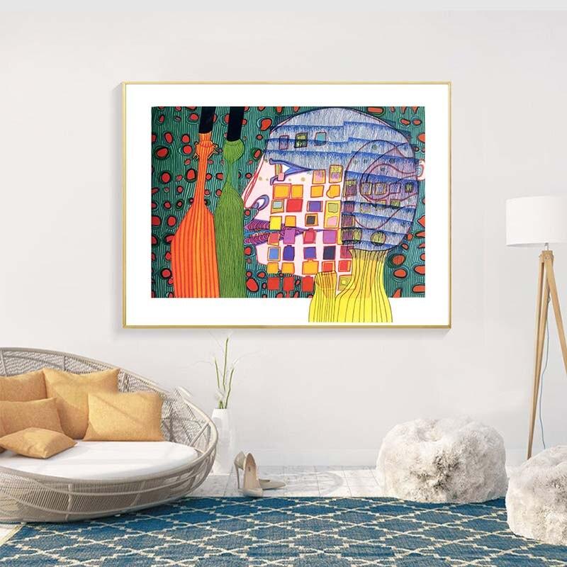 Colorful Abstract Canvas Wall Art