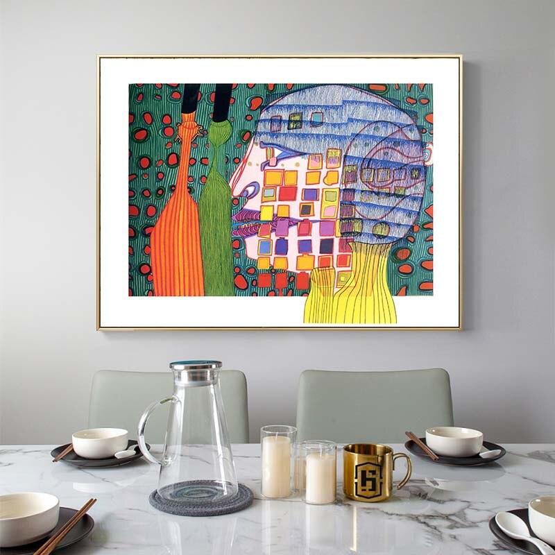 Colorful Abstract Canvas Wall Art