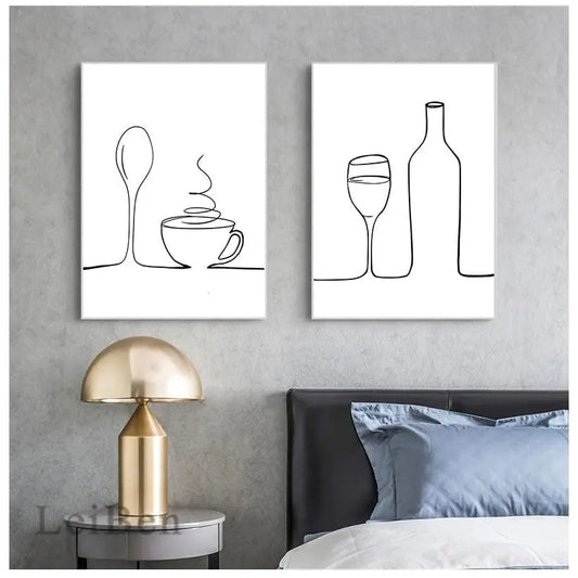 Modular Line Canvas