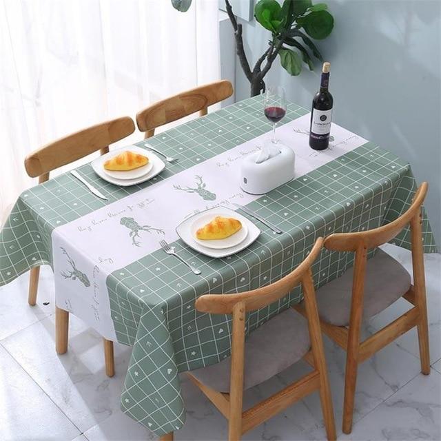 Plastic Printed Tablecloth