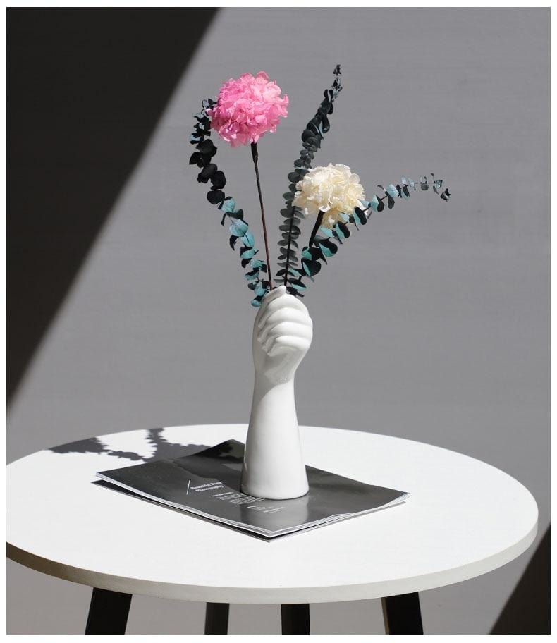 White And Gold Vase