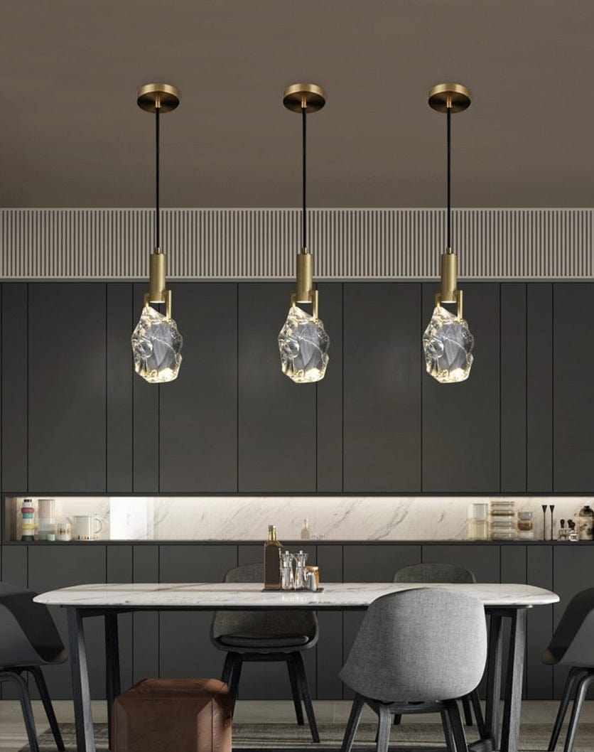 led crystal ceiling light
