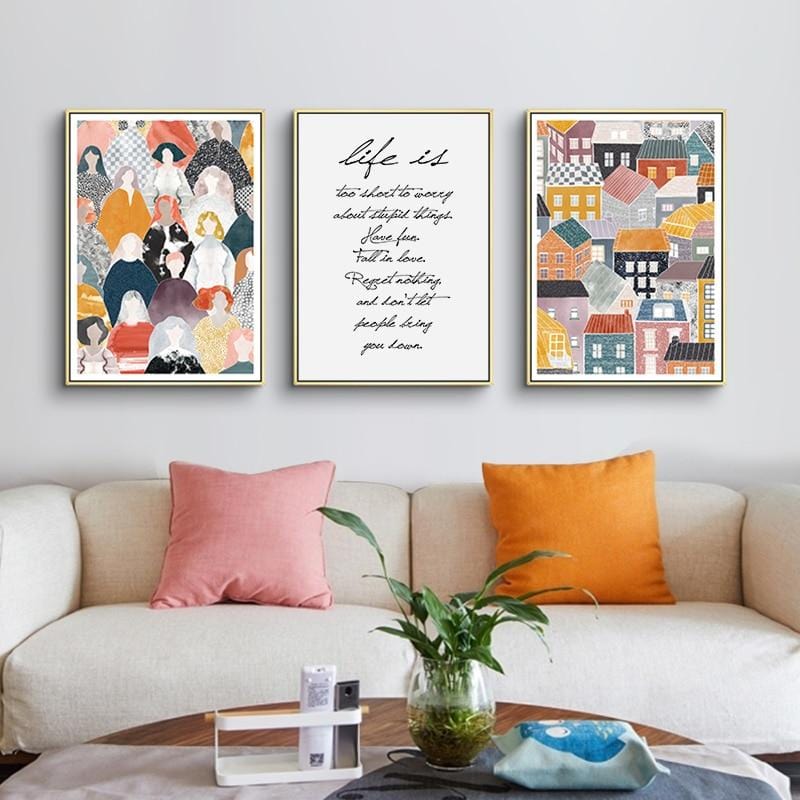 Colorful Canvas Wall Art