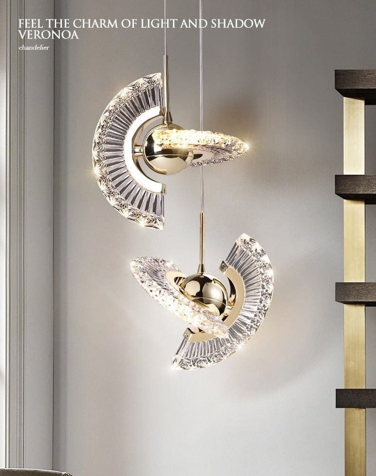 gold hanging lights