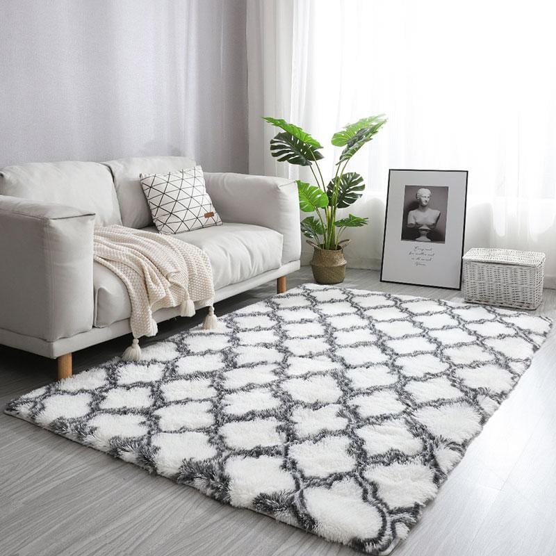 alt image 3 for Fluffy Tie Dye Rug