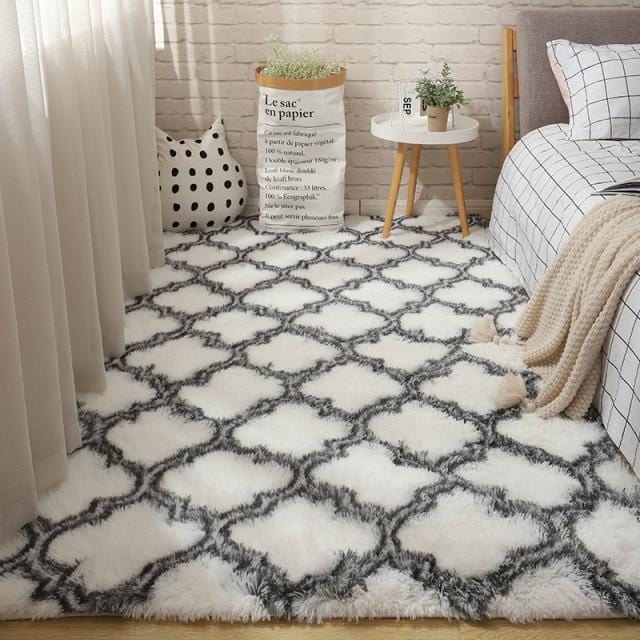 alt image 2 for Fluffy Tie Dye Rug