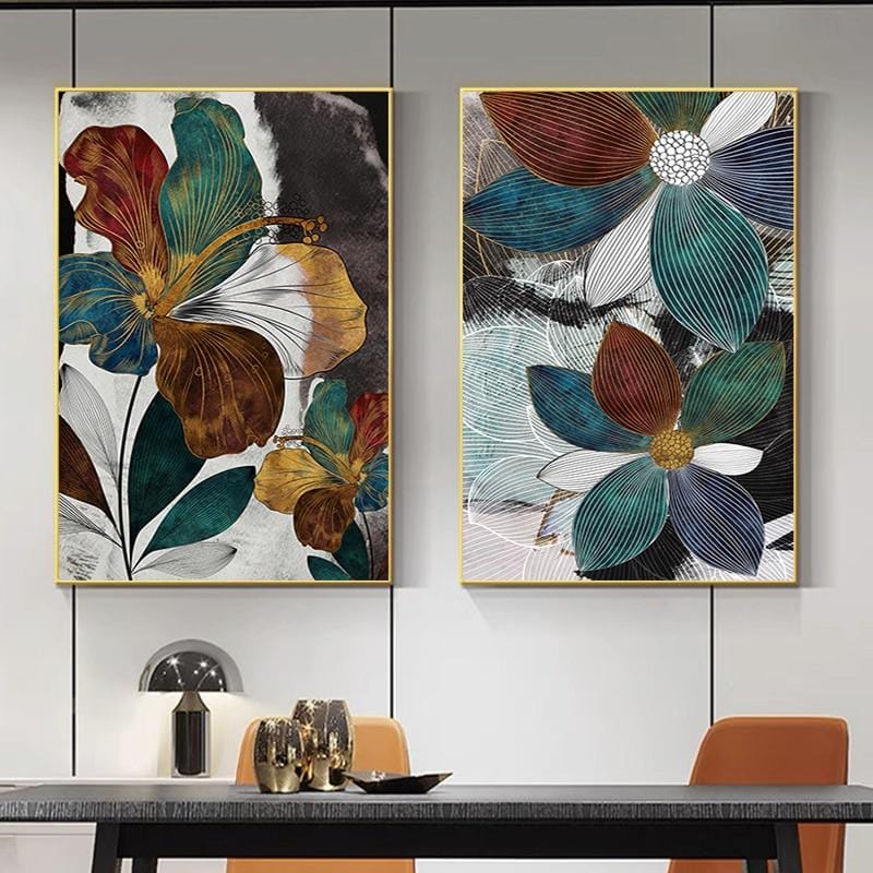 Leaf Flower Canvas