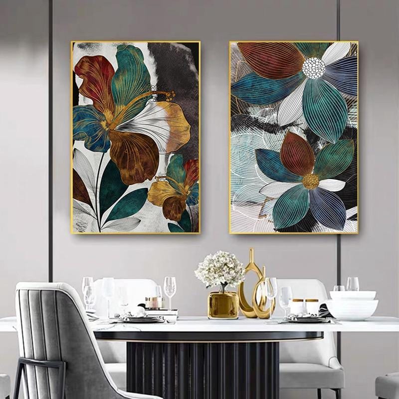 Leaf Flower Canvas