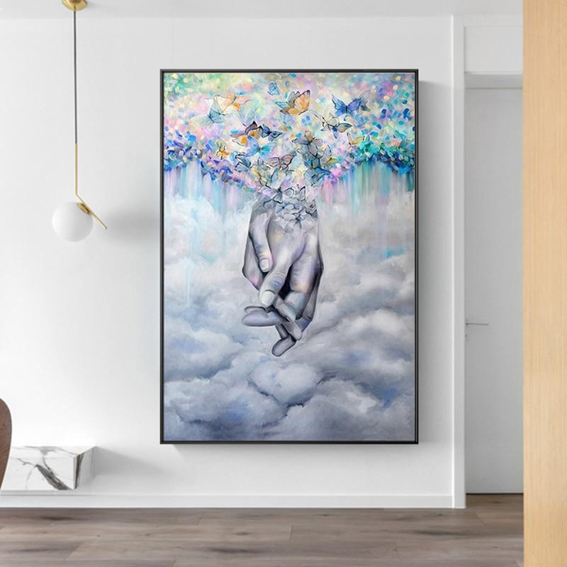 Hand in Hand Canvas Art