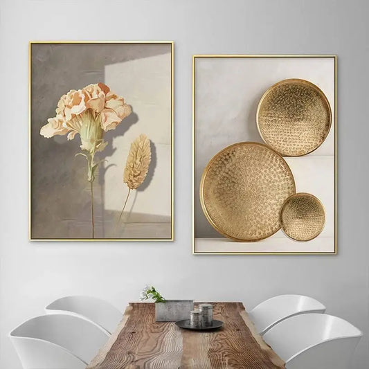 Gold Leaf Wall Art