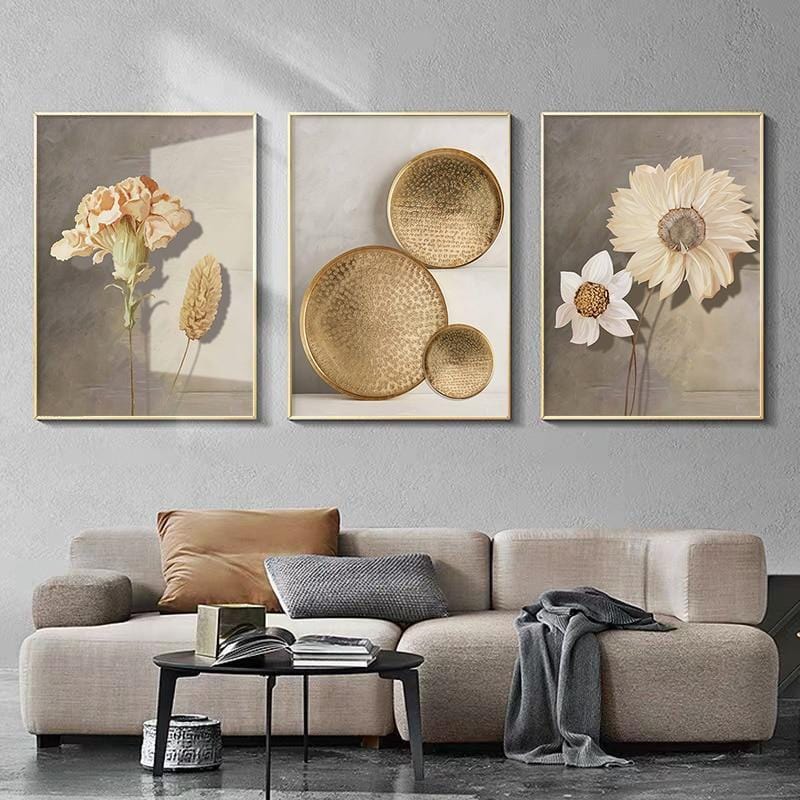 Gold Leaf Wall Art