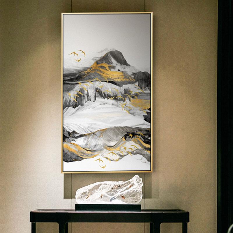 Foggy Forest Mountain Canvas