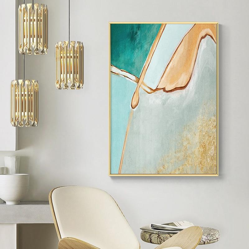 Gold Foil Seascape Canvas