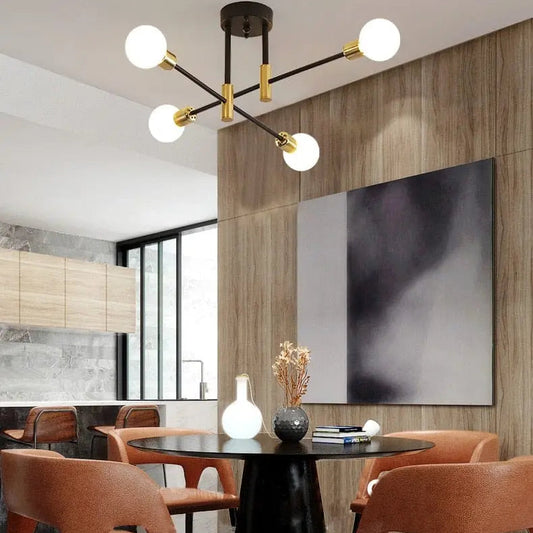 Black Sputnik Chandelier 2