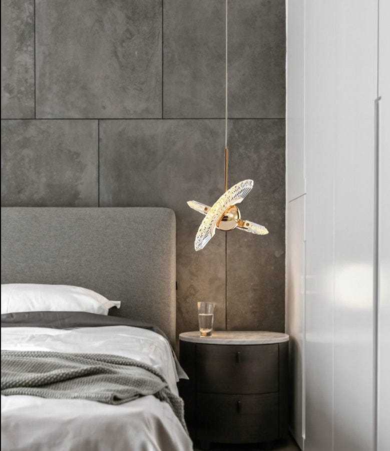 bedside hanging light fixture