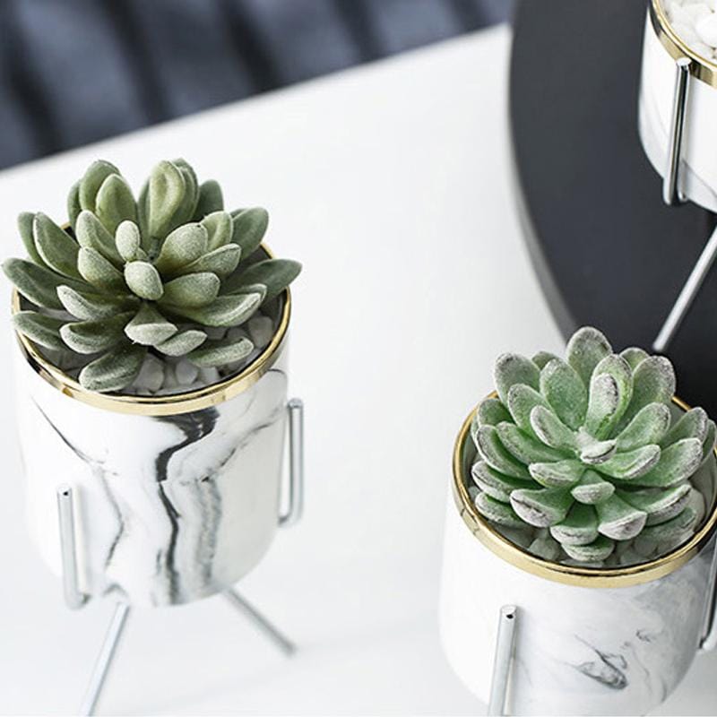 marble vase planter