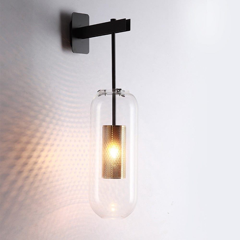 black bronze wall sconce for bedroom