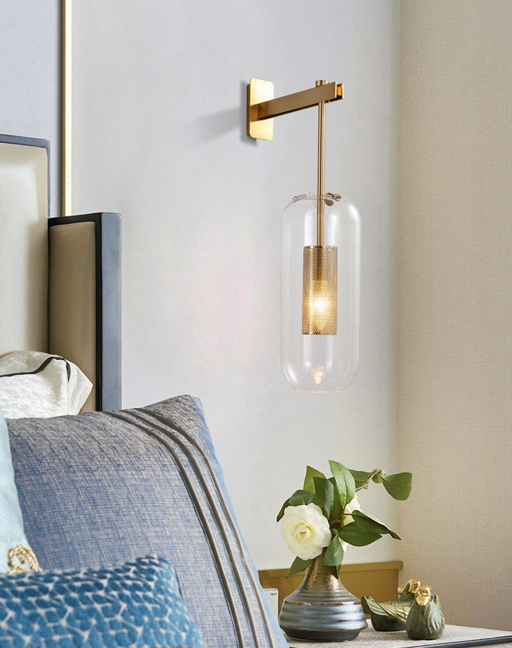 bronze wall sconce