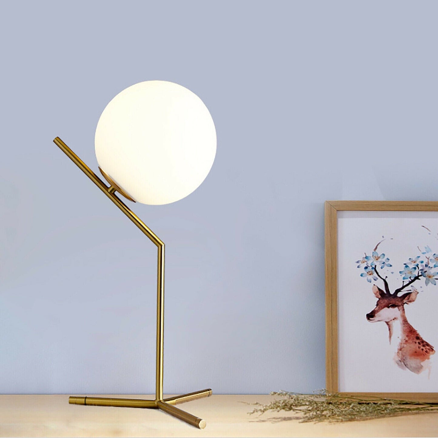 glass ball table lamp