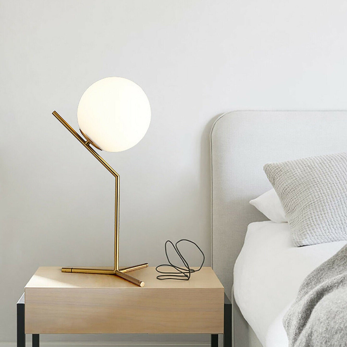 glass ball table lamp