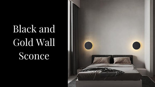 Black and Gold Wall Sconce: Add an Element of Glamour to Your Home Decor