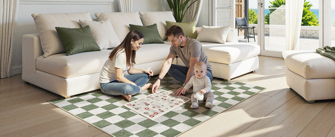 How to Choose the Perfect Checkered Rug for Your Living Room