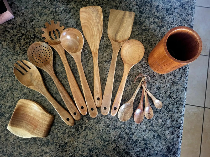 wooden Kitchen Utensils