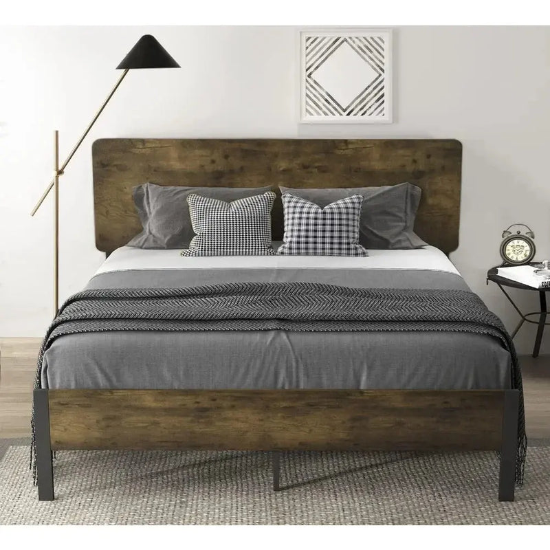 ClassicWood Rustic Bed Frame - Decorstly