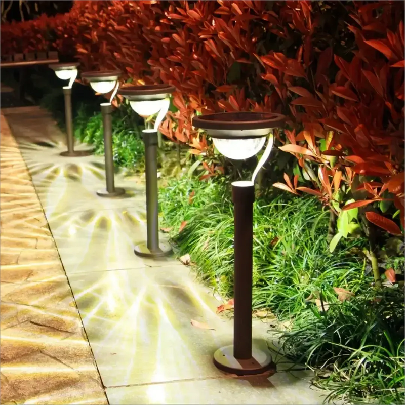 outdoor back yard solar lamps