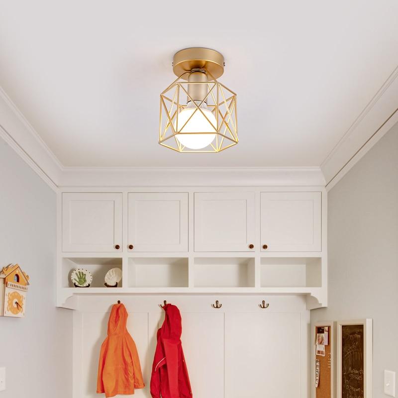 flush mount gold ceiling light