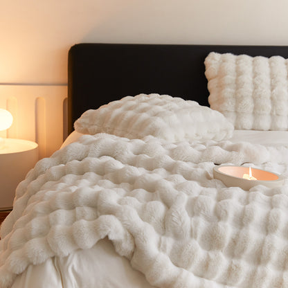 High-End Fur Bed Blanket