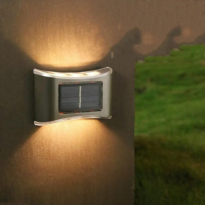 4PCS Outdoor Solar Patio Wall Lights