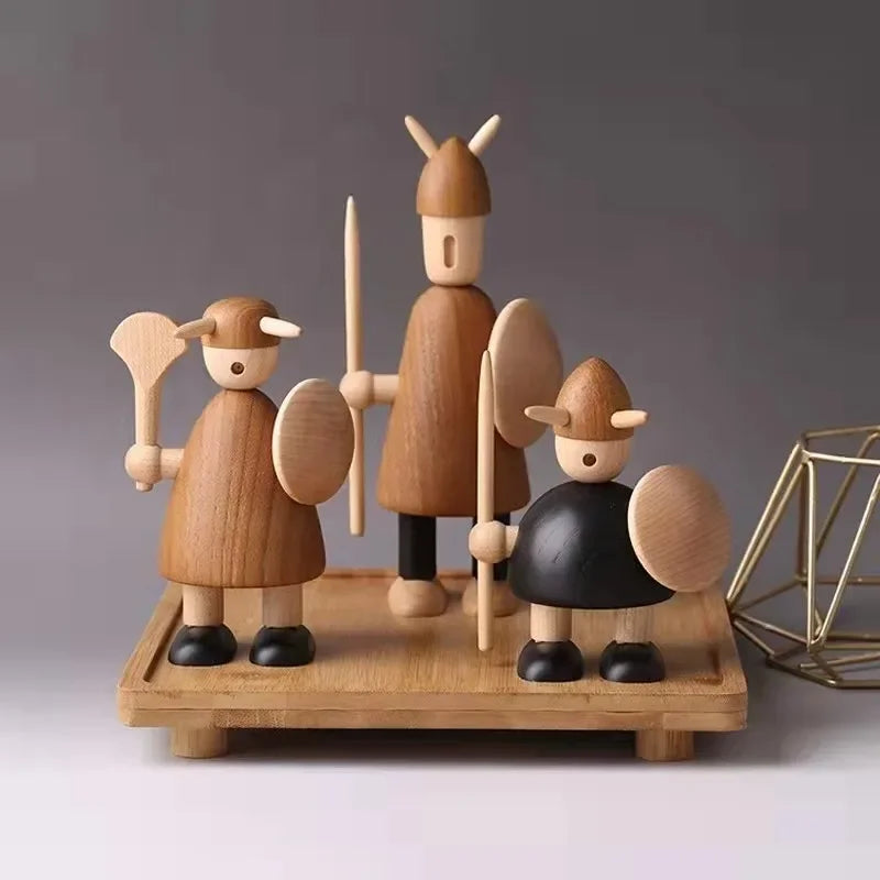 Viking Homestead Wooden Figurines