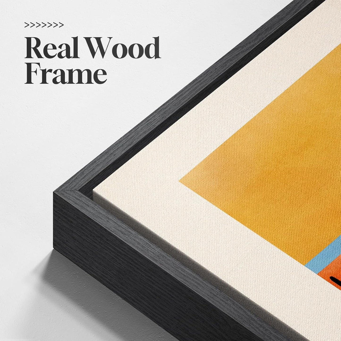 3PCS Colorful Framed Abstract Canvas Arts