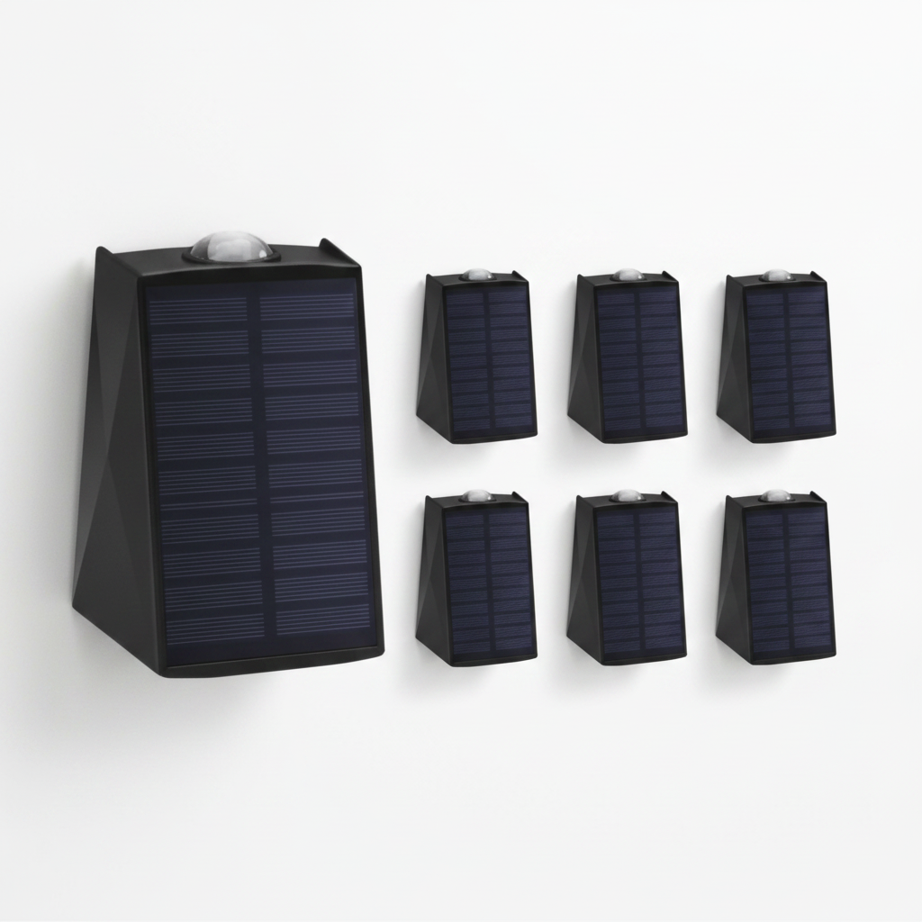 8 Outdoor Solar Wall Lights 1