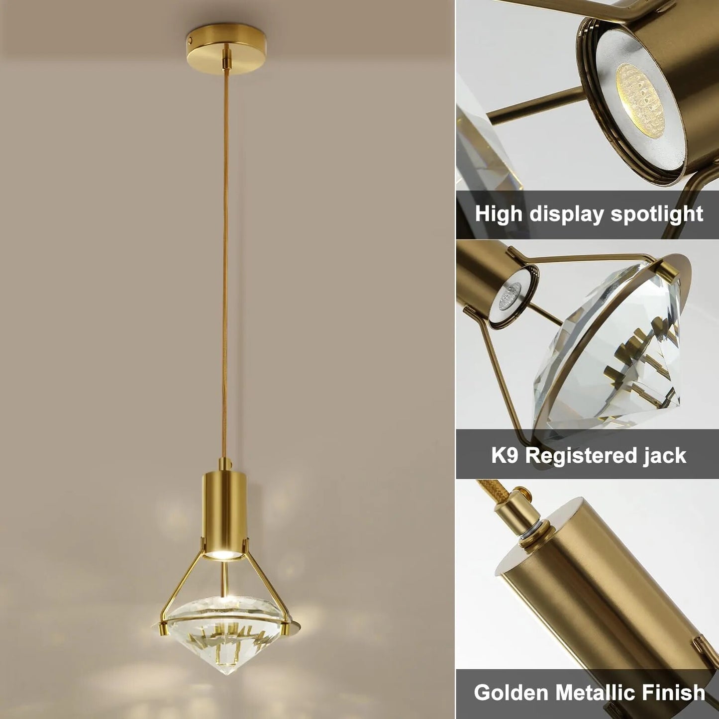 Hanging Diamond Lamp