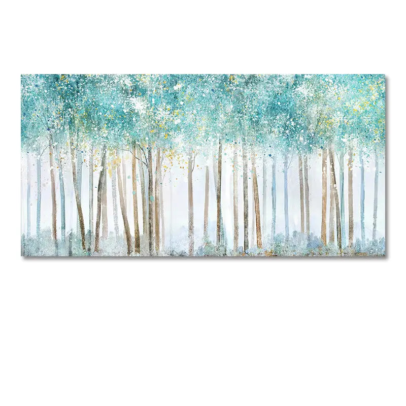 Abstract Forest Wall Art Poster - Decorstly
