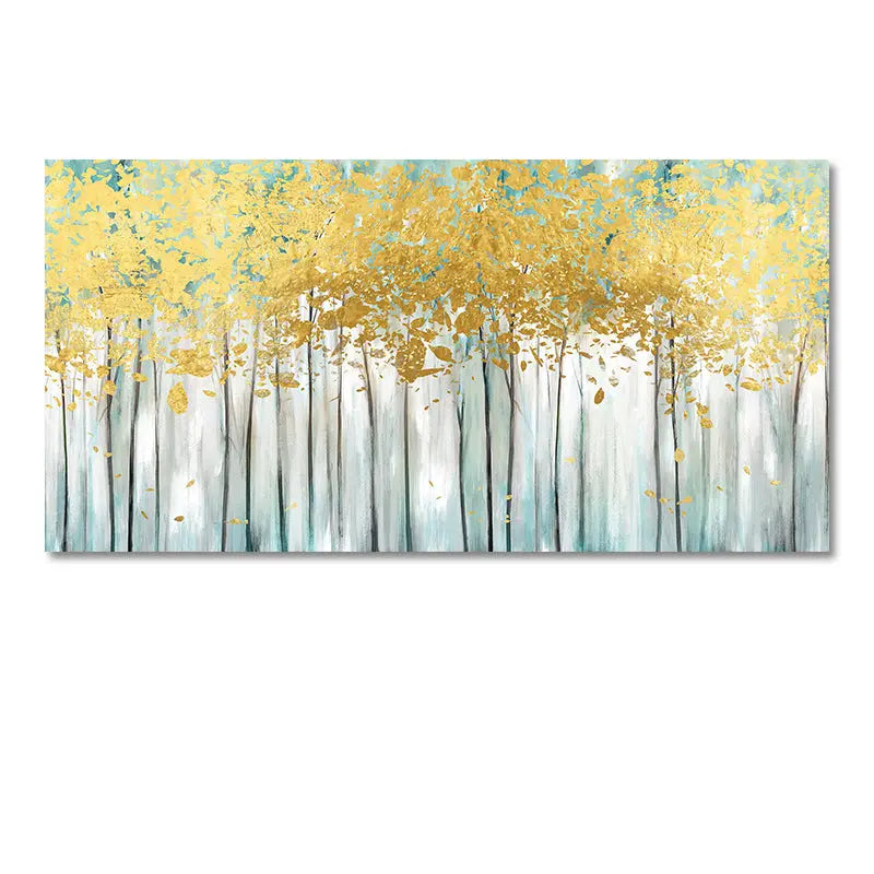 Abstract Forest Wall Art Poster - Decorstly