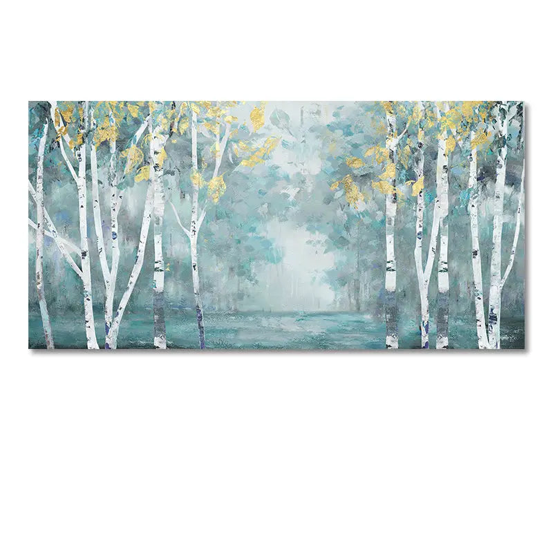 Abstract Forest Wall Art Poster - Decorstly