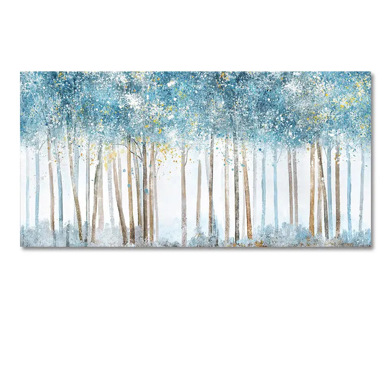 Abstract Forest Wall Art Poster - Decorstly